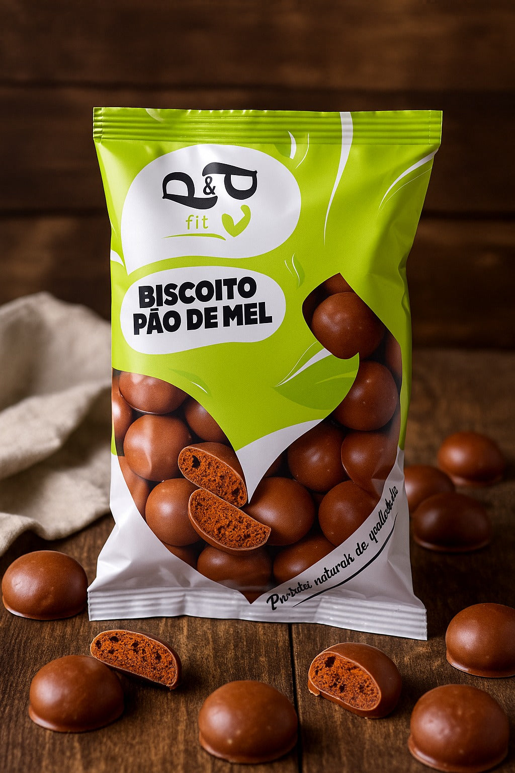 Biscoito Amanteigado Pão de Mel P&P